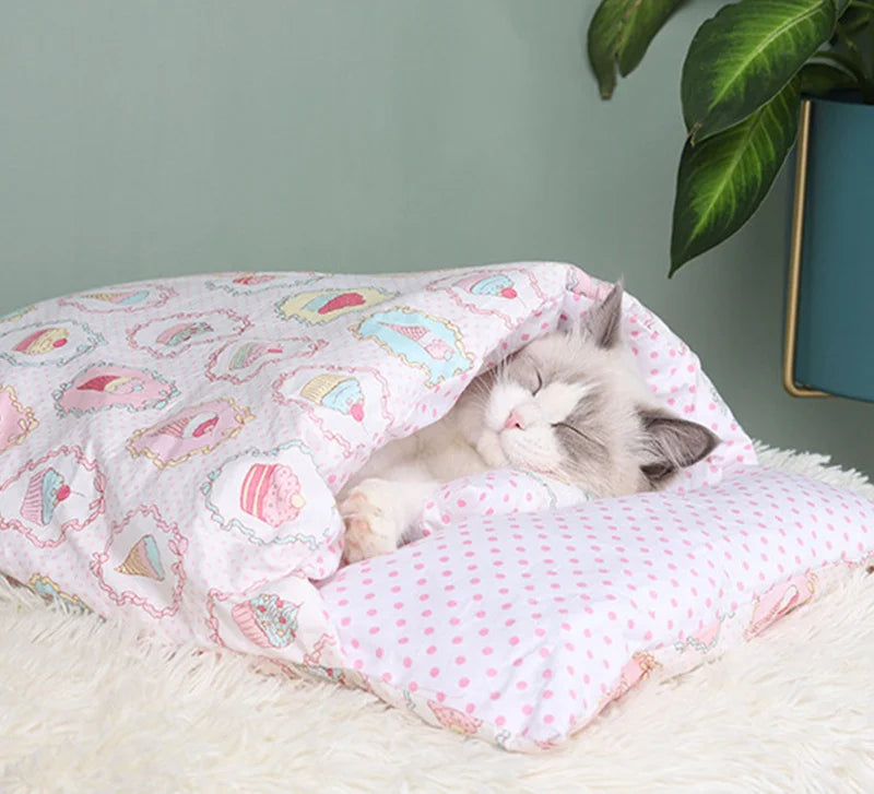 coussin-chat-glace-rose