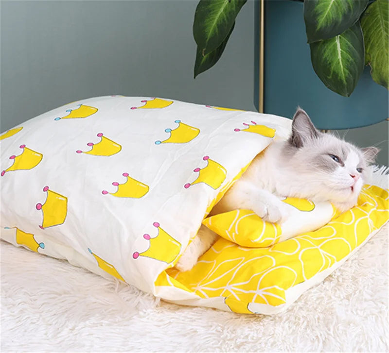 coussin-chat-jaune