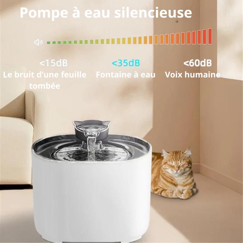 fontaine-a-eau-chat-silencieuse