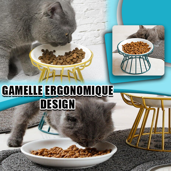 gamelle-chat-surélevée-design