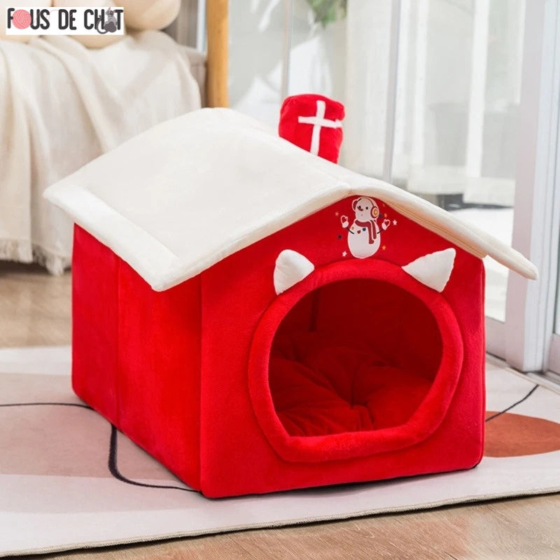 maison-pour-chat-rouge